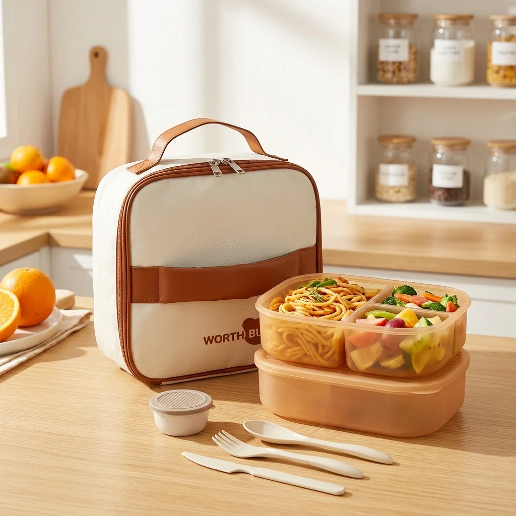 Detachable Plastic Bento Box M - Food Storage With Dividers review and price