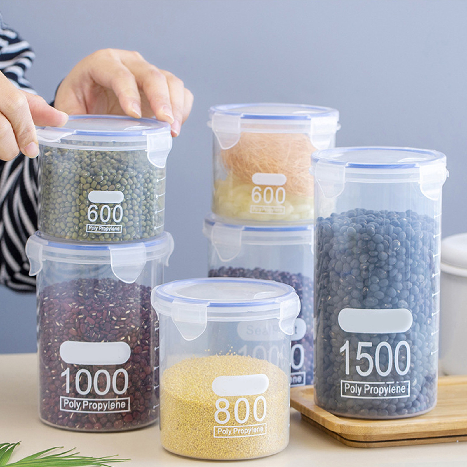 Airtight Food Storage Jars 6 P - Food Storage Containers review and price