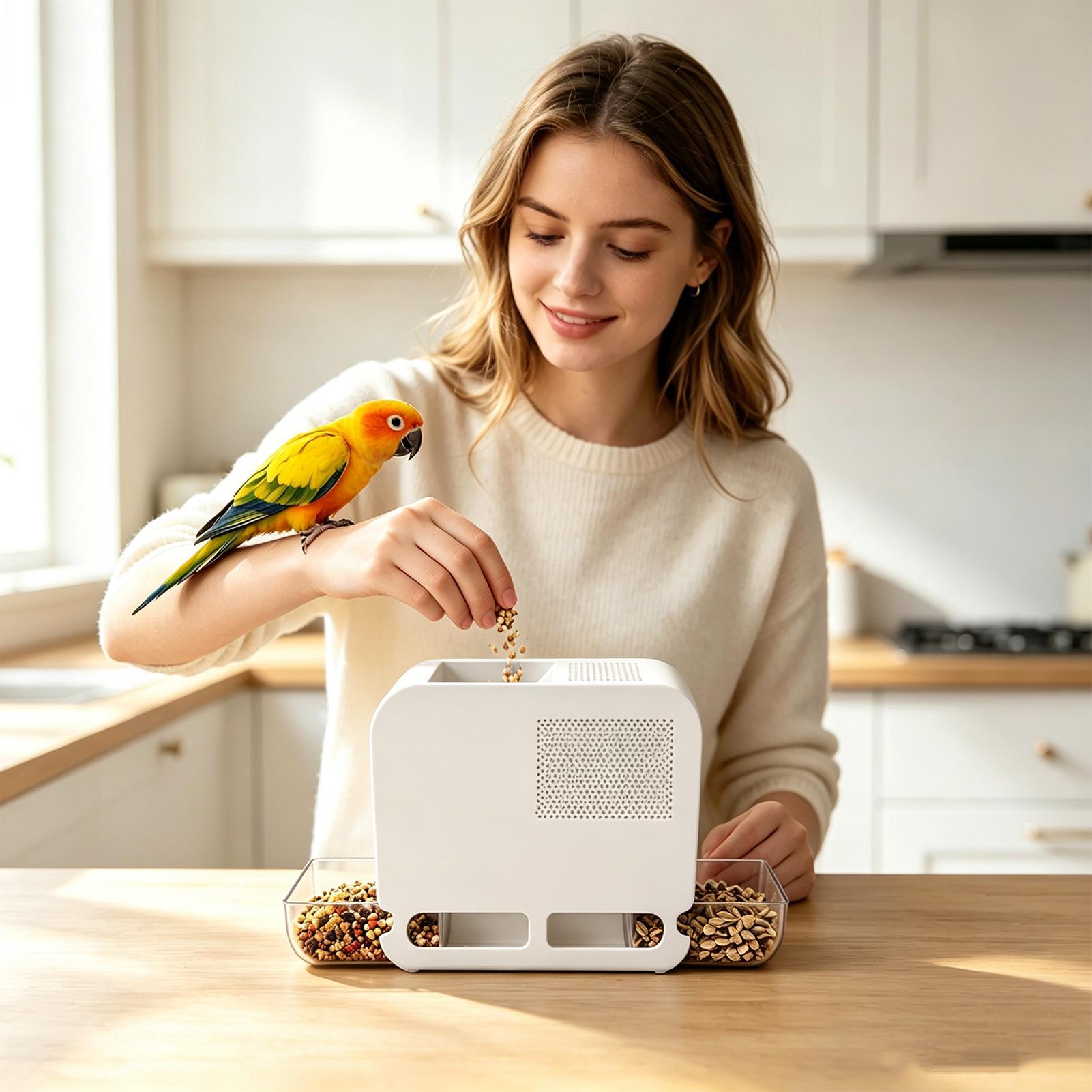 Electric Bird Food Shell Blowi - Food Storage With Dividers review and price