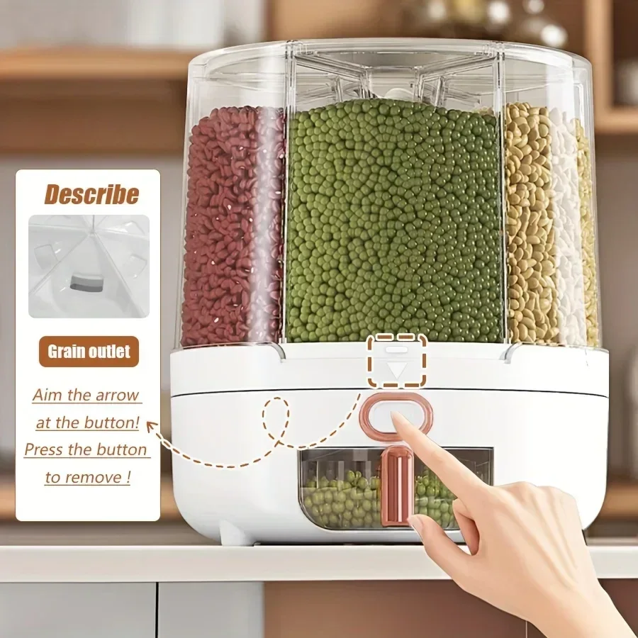 6-Compartment 360° Rotating Ai - Food Storage Meals review and price
