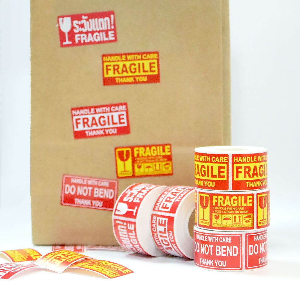 250Pcs Fragile Warning Sticker - Food Storage Labels review and price
