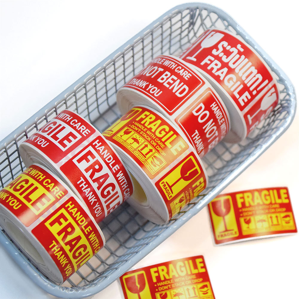 250Pcs Fragile Warning Sticker - Food Storage Labels review and price