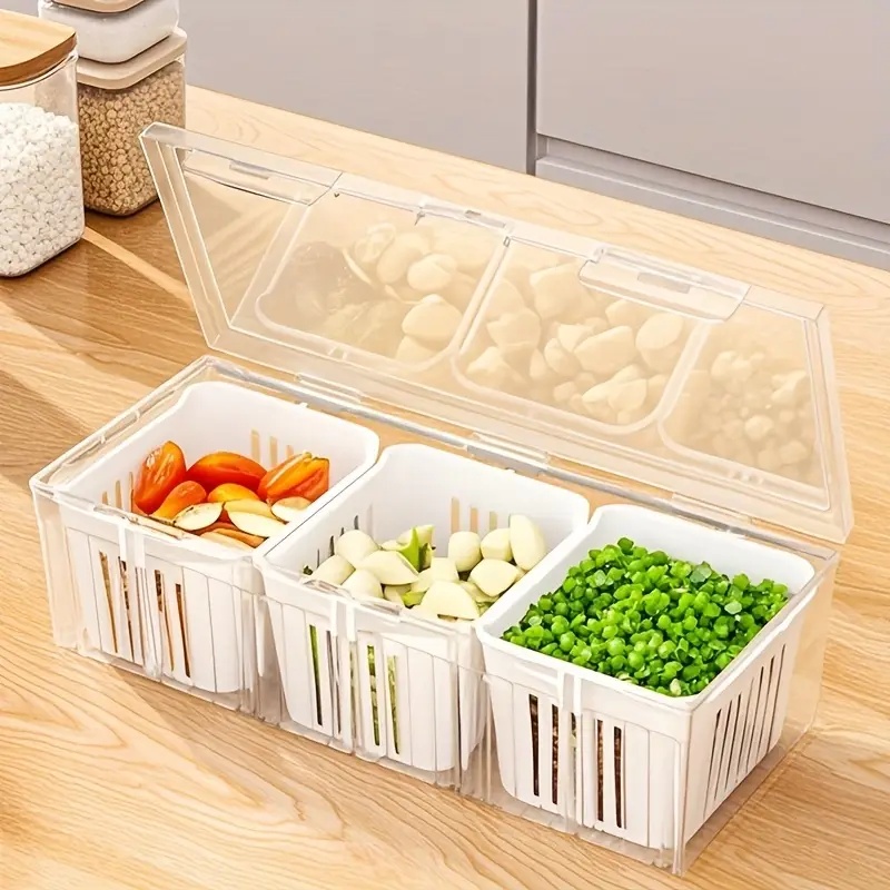 1pc Compartment Food Storage C - Food Storage With Dividers review and price