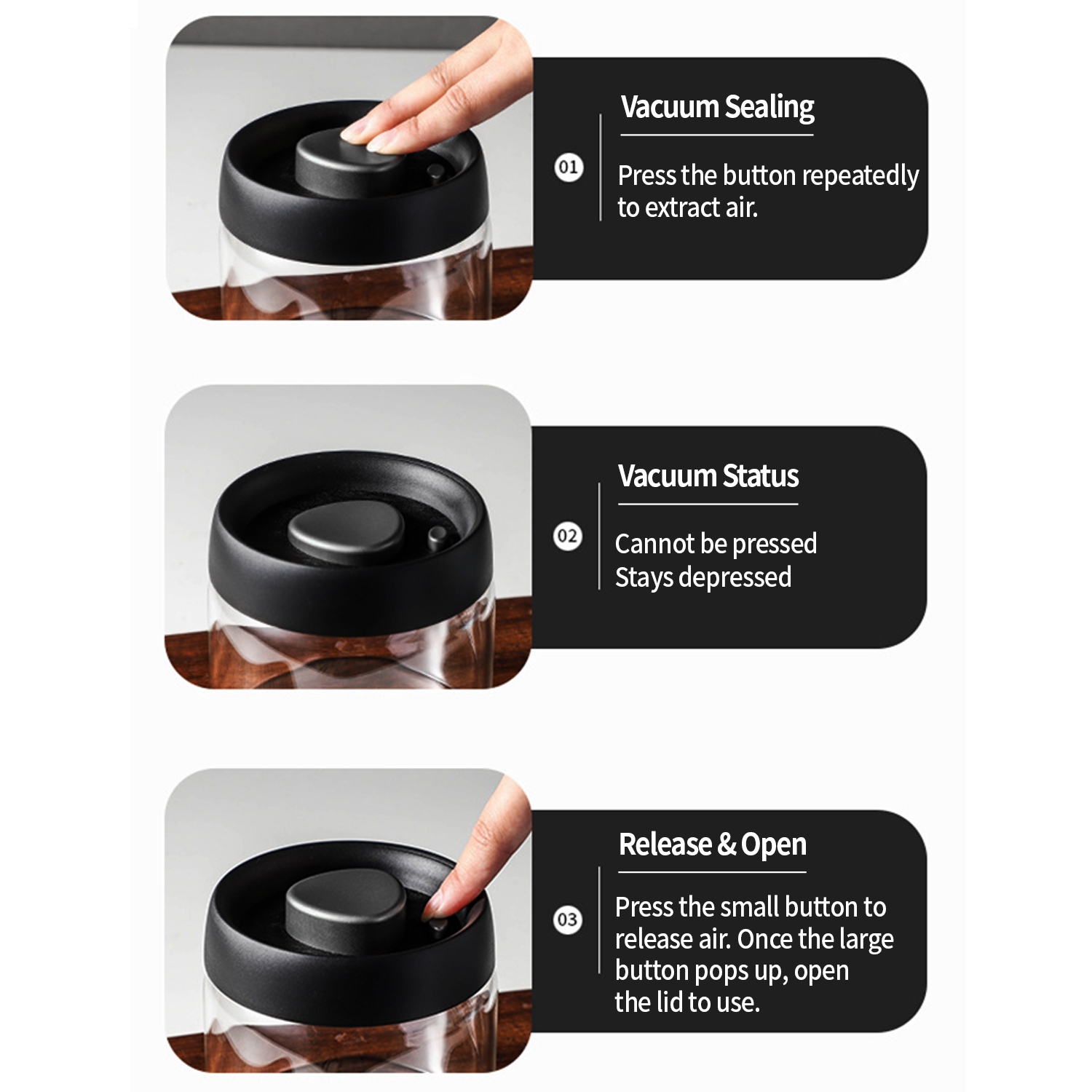 OANKR Vacuum Coffee Canister 5 - Food Storage Meals review and price