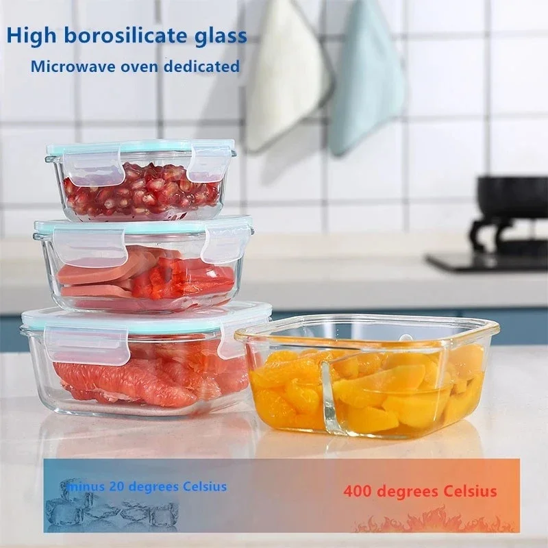 Glass Fresh-Keeping Box High B - Food Storage Oven Safe review and price